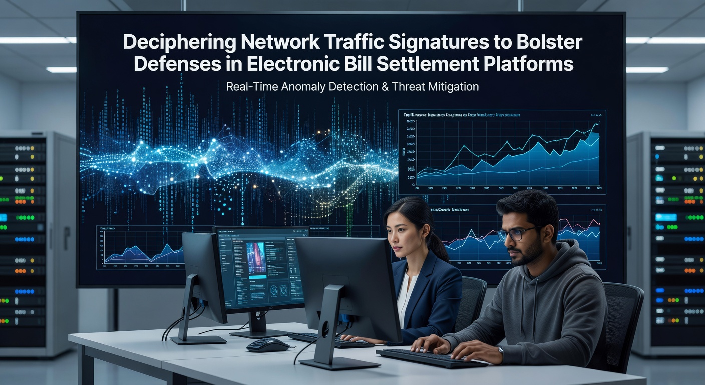 Security analysts reviewing packet capture logs for electronic bill settlement anomalies